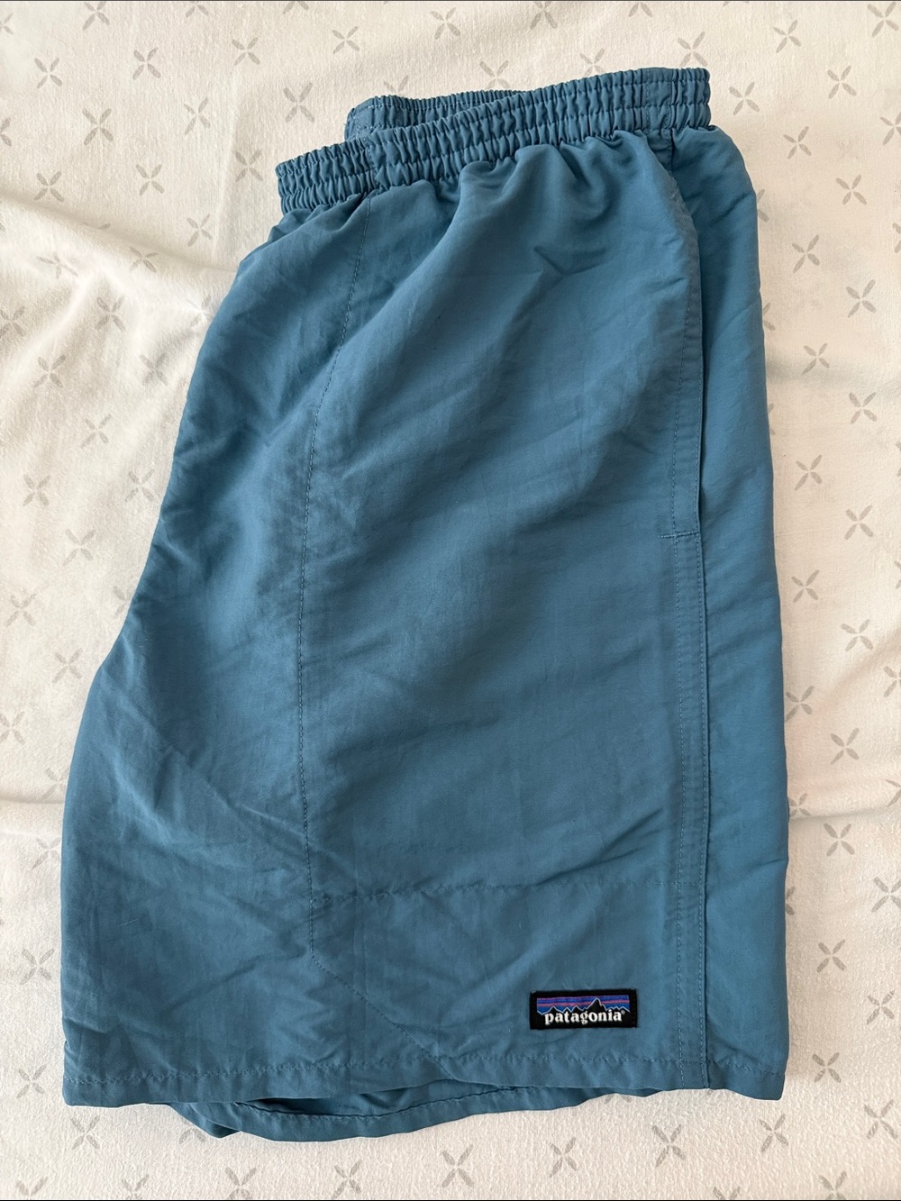 Patagonia Men’s Blue Baggies Shorts 7” Inseam